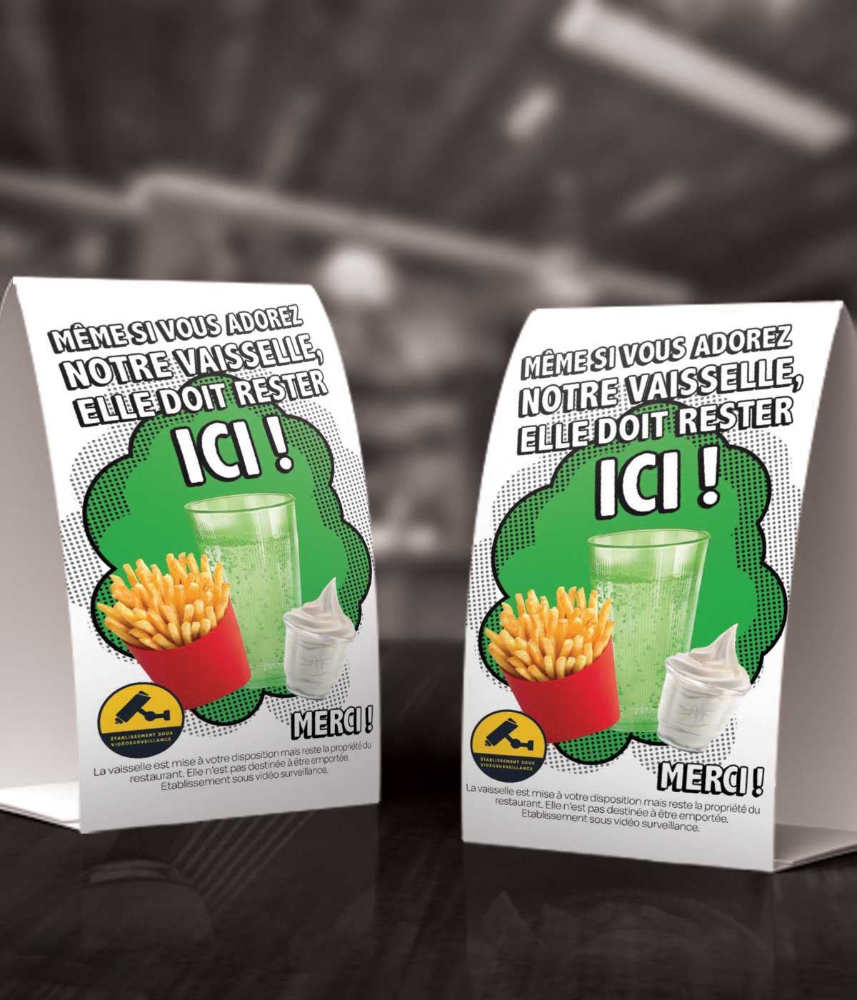 McDonald’s - Print & supports physiques